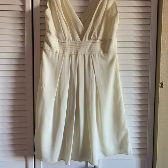Esley cream colored dress with beaded straps - Picture 4 of 5